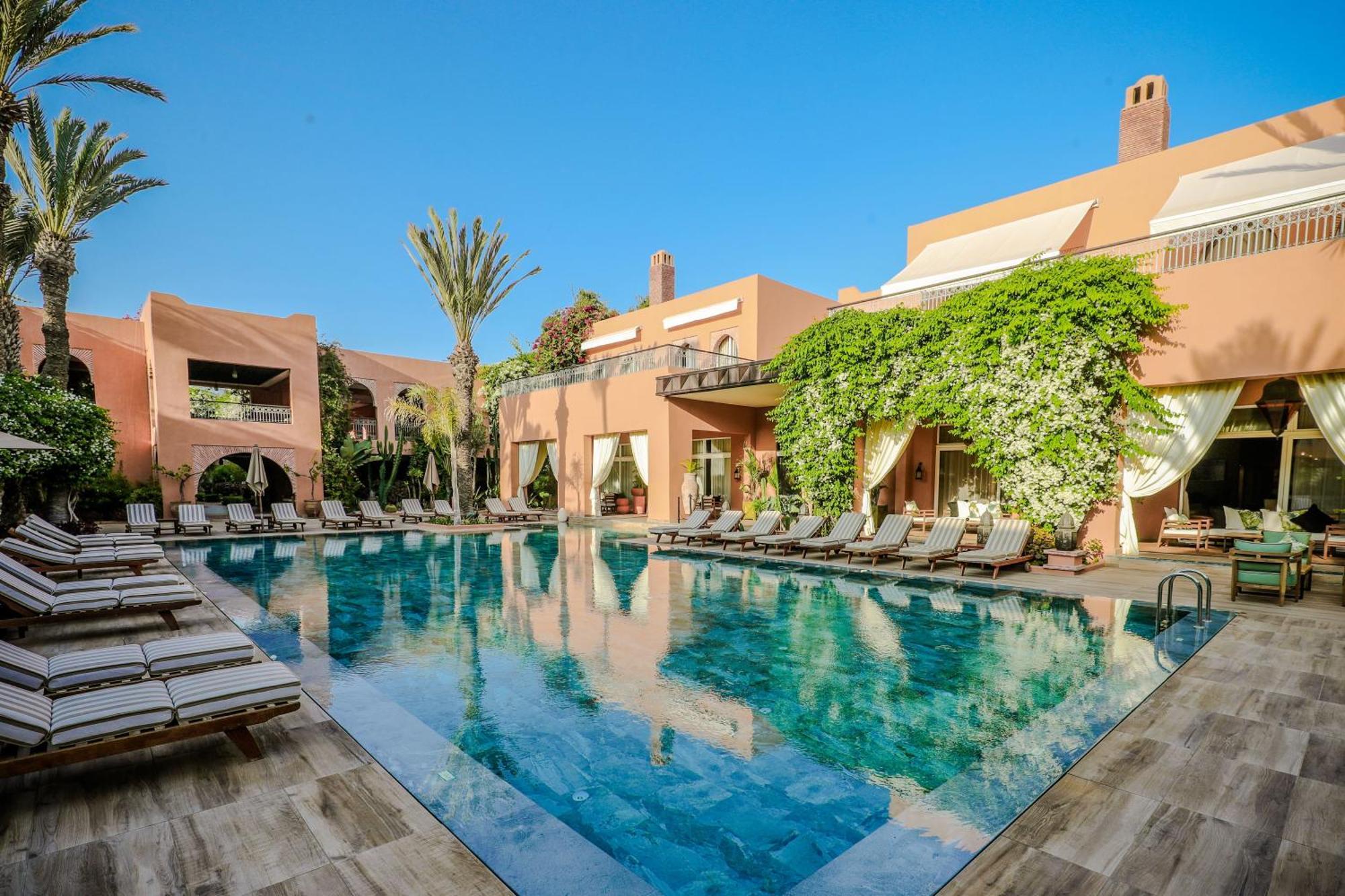 Tikida Golf Palace Agadir Exterior foto The swimming pool at the hotel