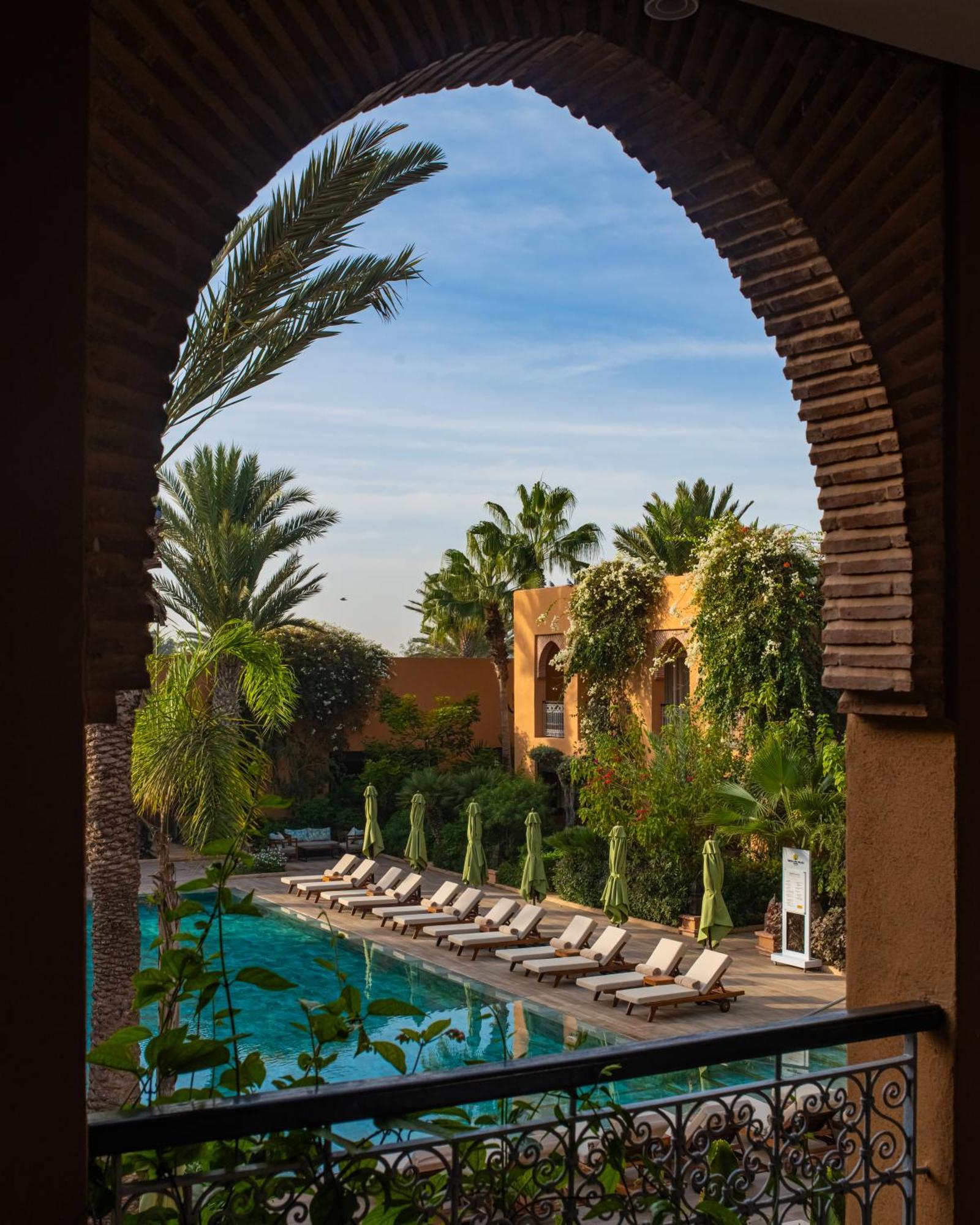 Tikida Golf Palace Agadir Exterior foto The swimming pool at the hotel