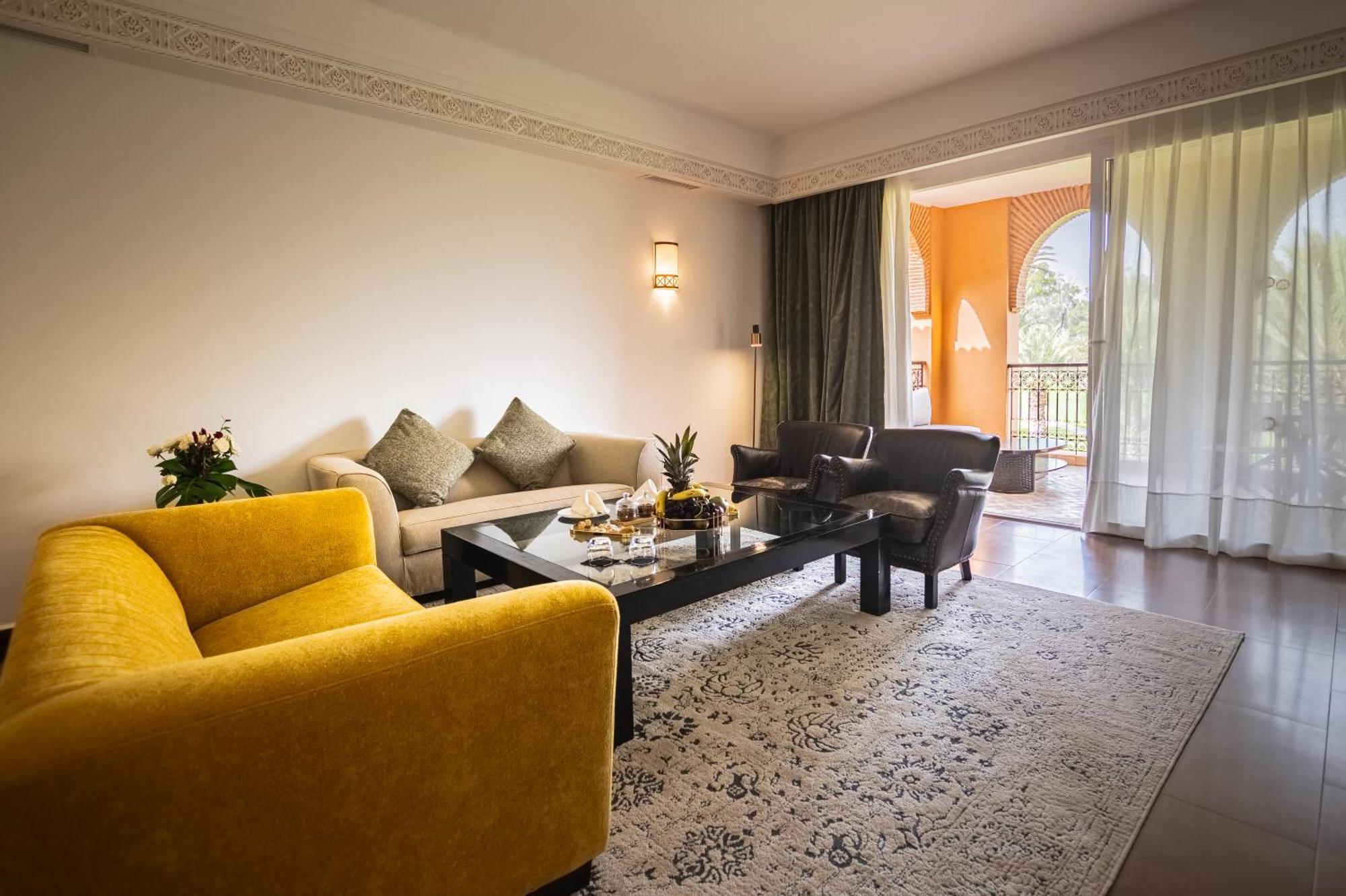 Tikida Golf Palace Agadir Exterior foto A living room at the hotel
