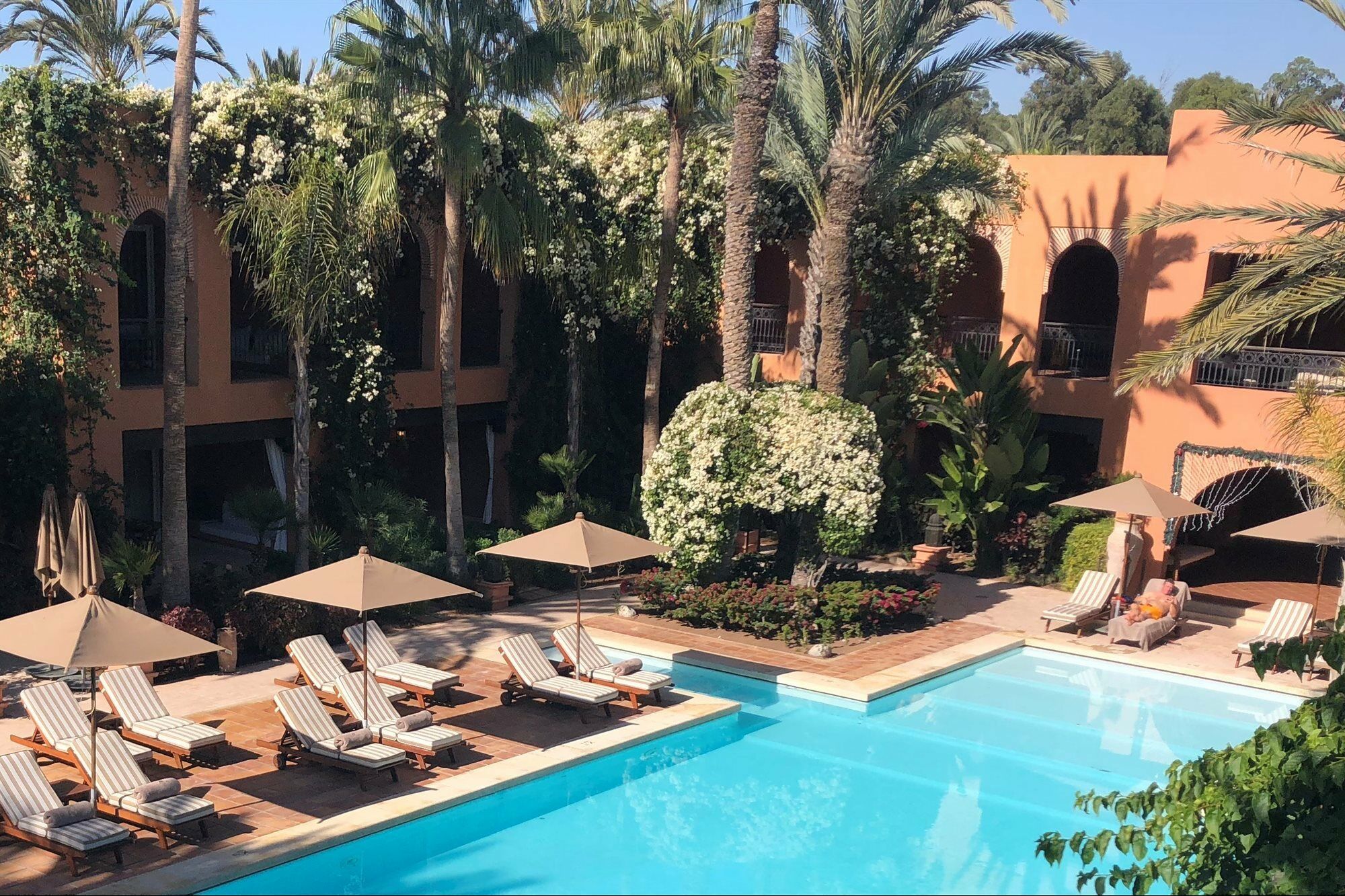 Tikida Golf Palace Agadir Exterior foto The swimming pool at the hotel