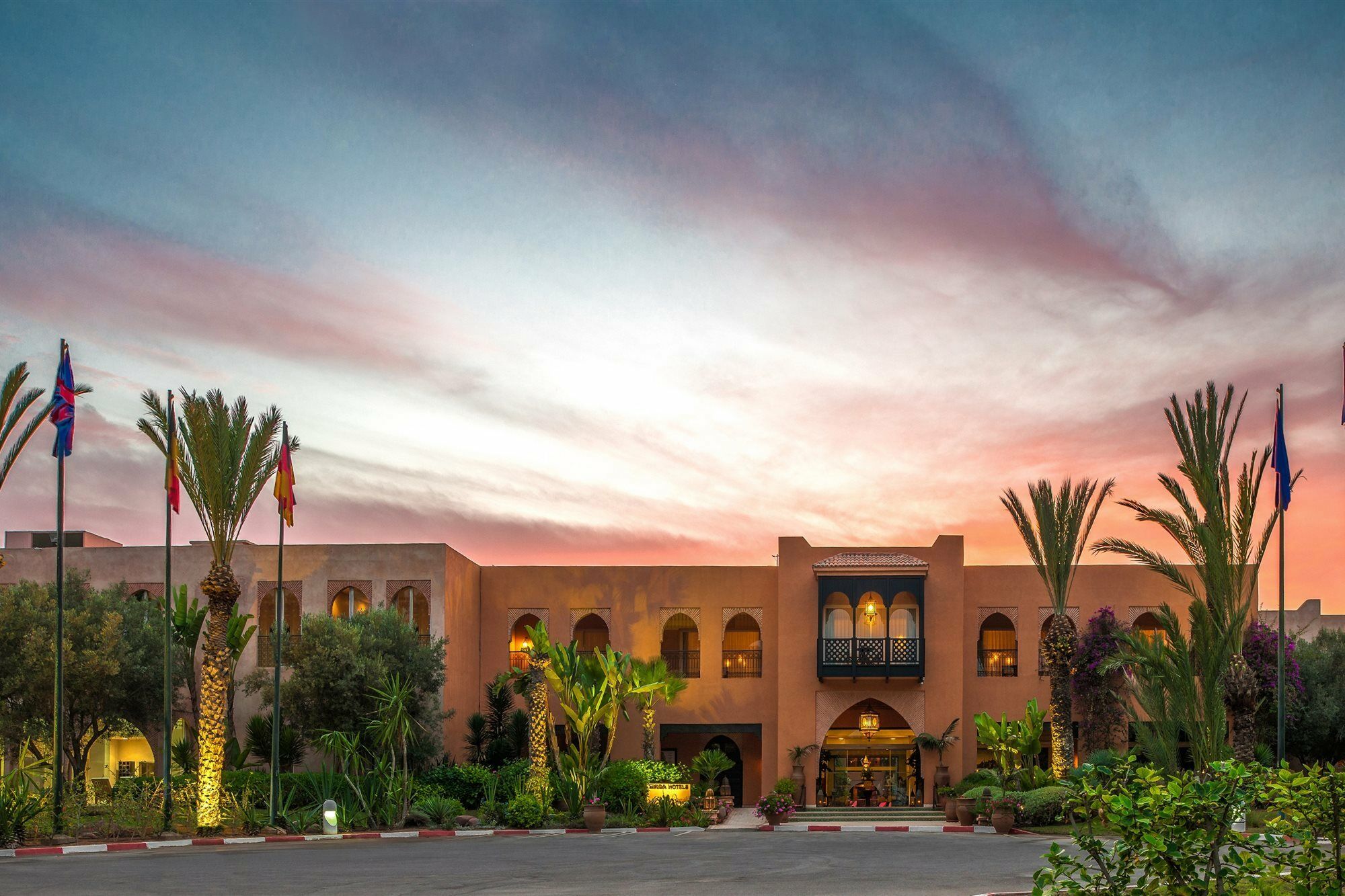 Tikida Golf Palace Agadir Exterior foto The hotel's main entrance