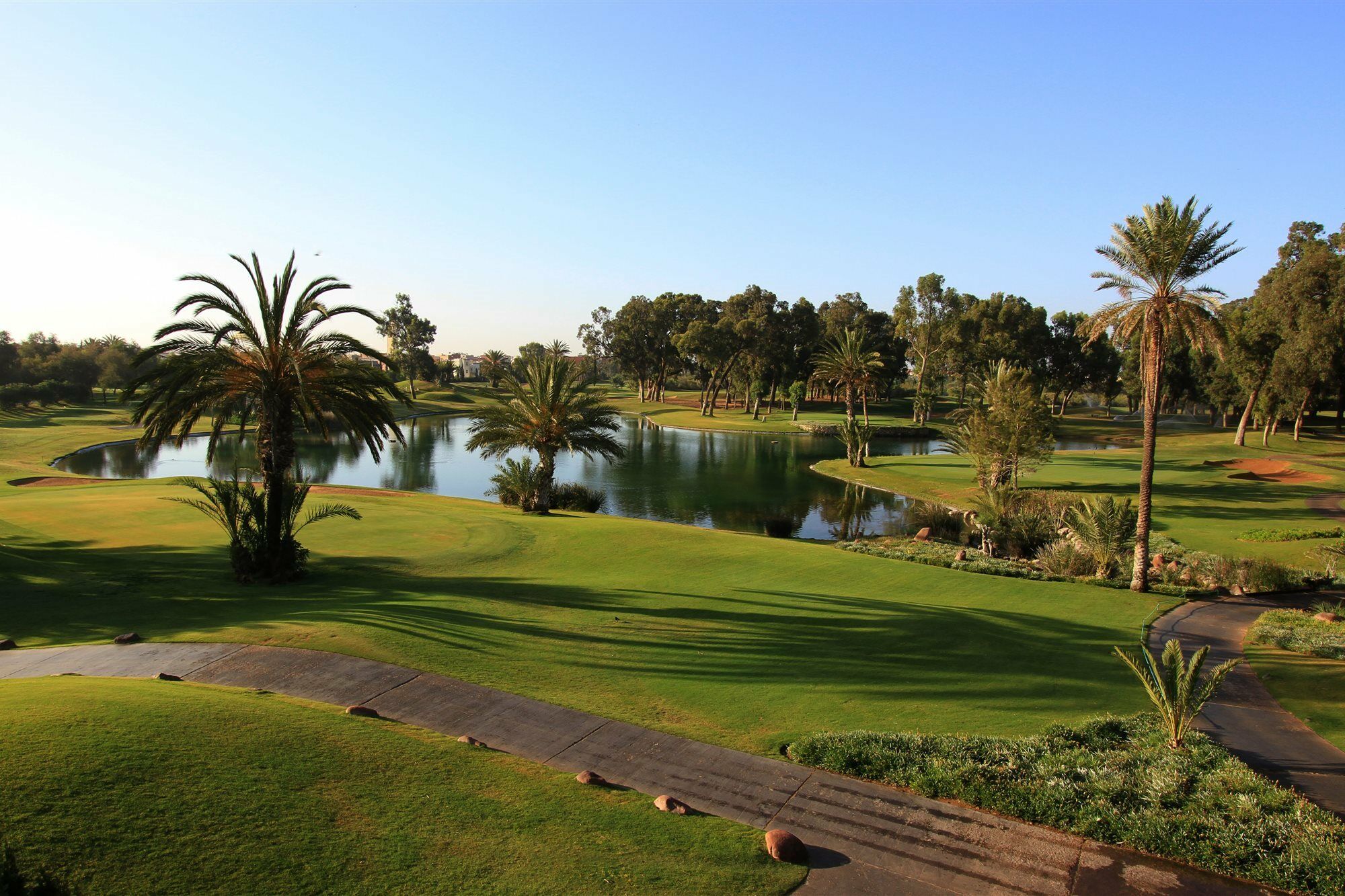 Tikida Golf Palace Agadir Exterior foto Golf course at the Royal Palm Golf and Country Club